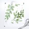 Leaves Watercolor Botanical Greenery Soft Eucalyptus Larger Repeat Custom Pre-pasted Wallpaper by Spoonflower Pre-Pasted Wallpaper 2FT Wide